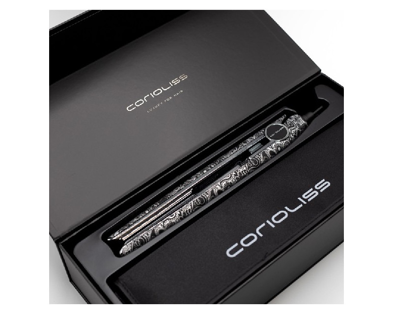 Corioliss C1 Silver Paisley Soft Touch plancha de pelo
