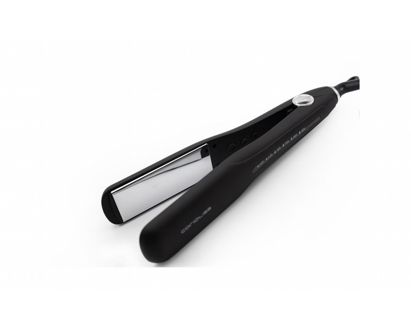 Corioliss The Wide Black Soft Touch plancha de pelo