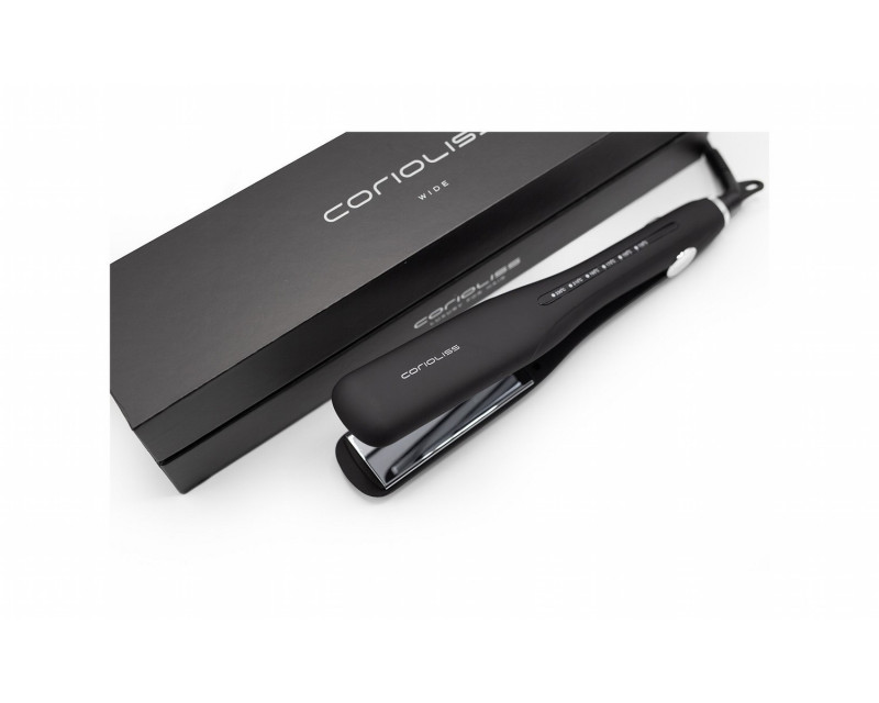 Corioliss The Wide Black Soft Touch plancha de pelo