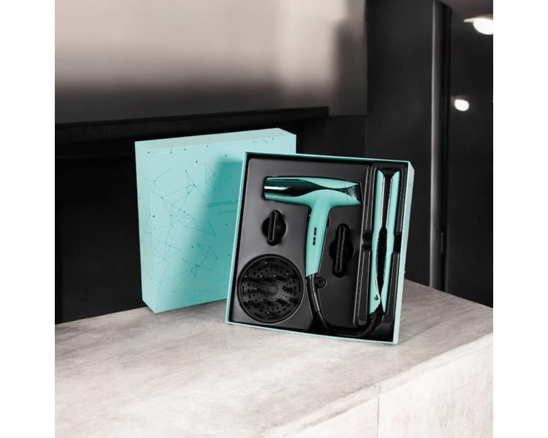 KIt Corioliss Plancha de Pelo C5 Mint Green + Secador de pelo wind mint green