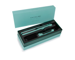 Kit Corioliss Plancha de Pelo C3 Mint Green + Cepillo Hot Brush Mint Green